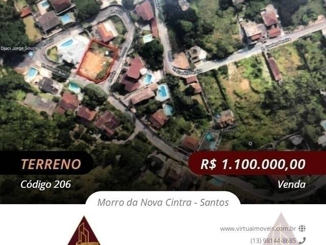 #206 - Terreno para Venda em Santos - SP - 1